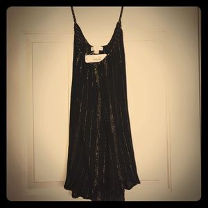 Shimmery Black/Gold Tank